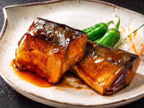 SABA KIRIMI WITH TERIYAKI SAUCE