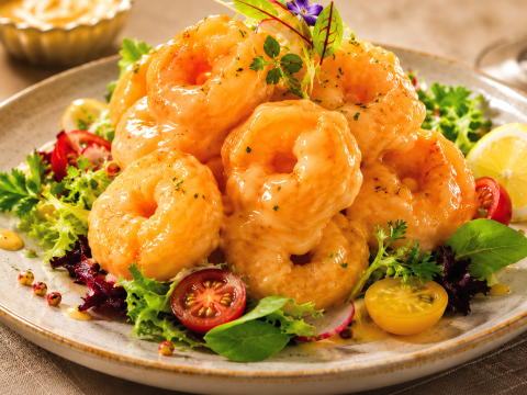 VANNAMEI PD FRITTER WITH MAYONNAISE SAUCE